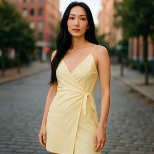 Gianni Bini Wrap Mini Dress. Size Small